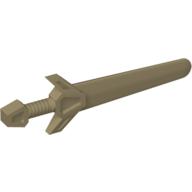Lego Weapon Sword / Greatsword Angular / Flat Dark Gold