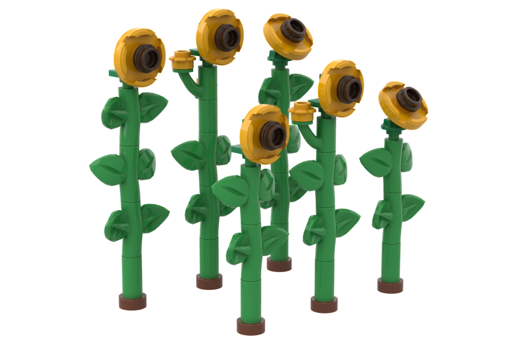 Lego Sunflowers