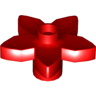 Lego Duplo Plant, Flower with 1 Top Stud / Red
