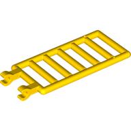 Lego Bar 7 x 3 with Double Clips (Ladder) [Round Clips] / Yellow