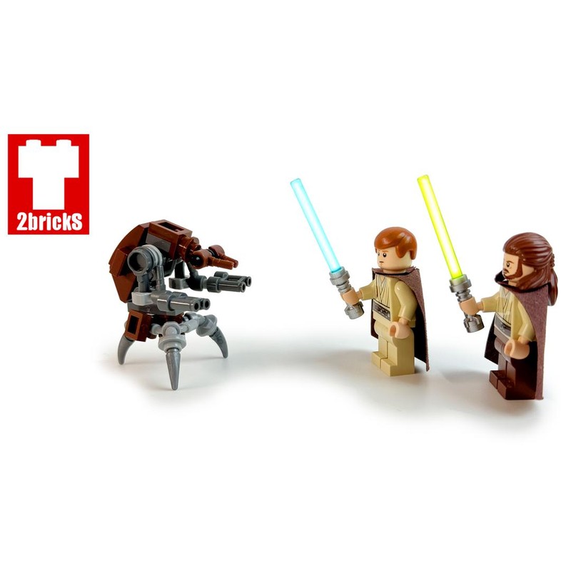 Lego Minifig-scale Droideka (Destroyer Droid)