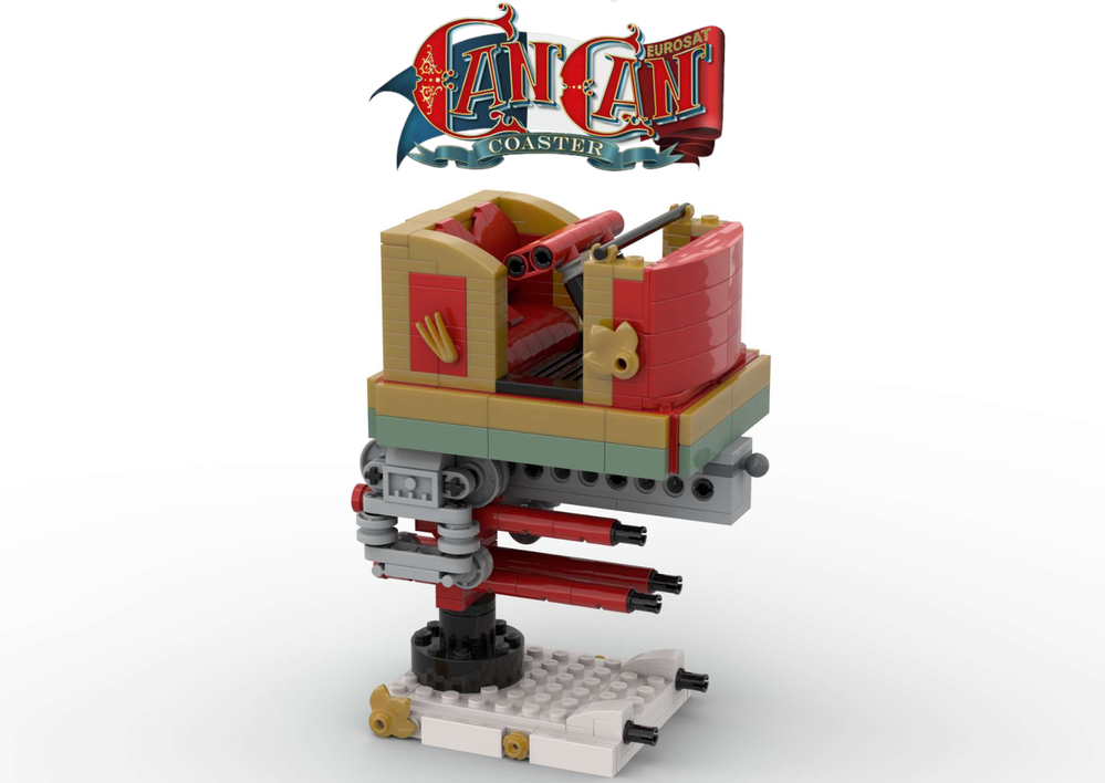 Lego ROLLERCOASTER - CANCAN COASTER "extension" - Europa Park
