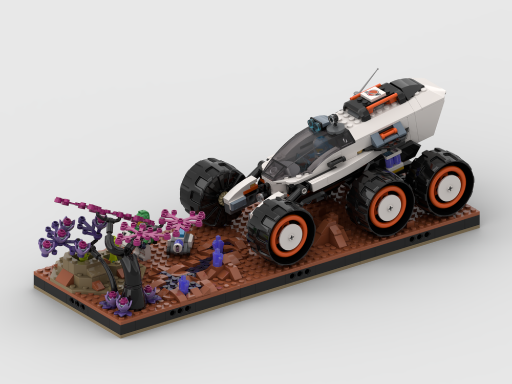 Lego Display for set 60431 - Space Explorer Rover and Alien Life