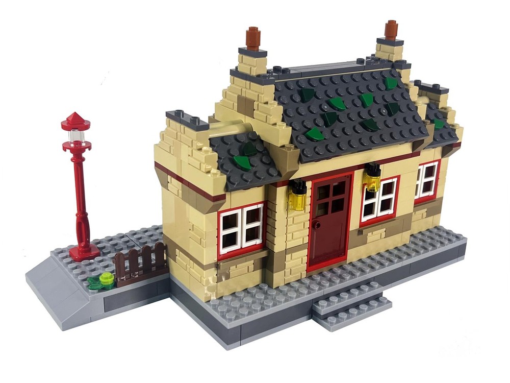 Lego Hogsmeade Station Back