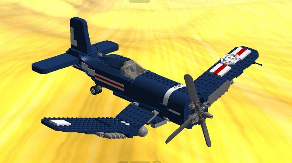 Lego F4U Corsair fighter/bomber