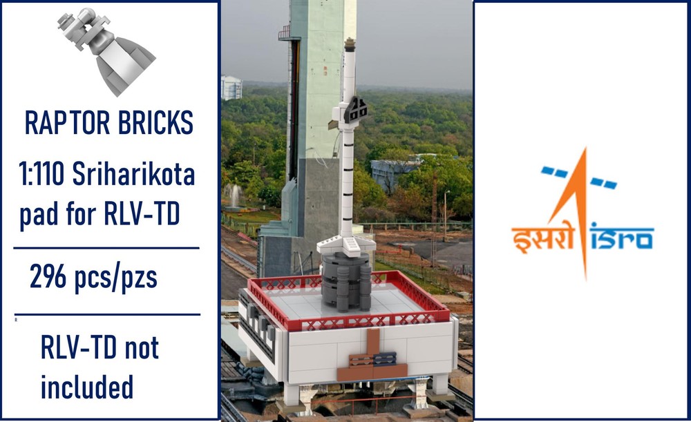 Lego 1:110 Sriharikota pad for RLV-TD