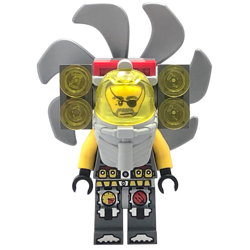 Lego Ace Speedman with Lights and Propeller