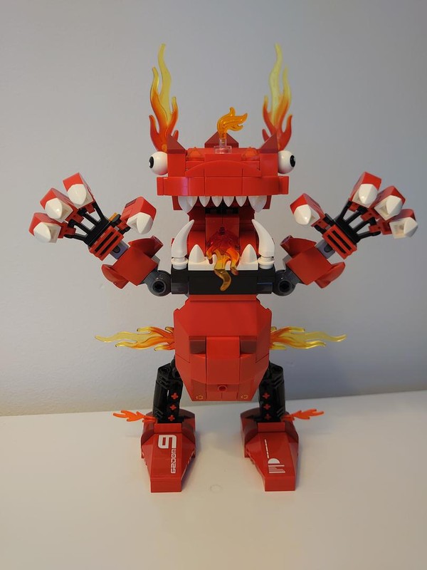Lego Big Red (Mixels Series 1 Infinity Max, Big version)