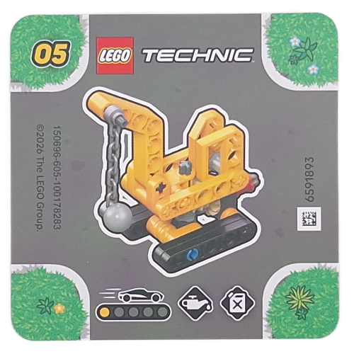 Lego Activity Card for Set 42233-5 / [No Color/Any Color]