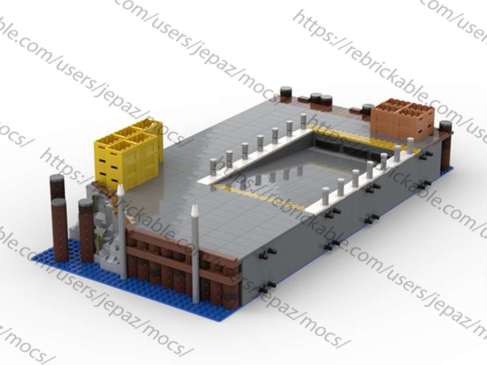 Lego FishCo Truck Ramp MOC
