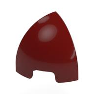 Lego Brick Round Curved 1 x 1 x 1 Quarter Dome / Dark Red