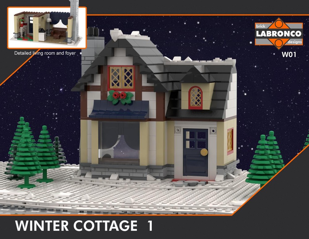 Lego W01 - Winter Cottage 1