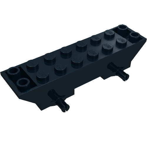 Lego Vehicle Base 2 x 8 x 1 1/3, Inverted Slope Double