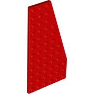 Lego Wedge Plate 6 x 12 Right / Red