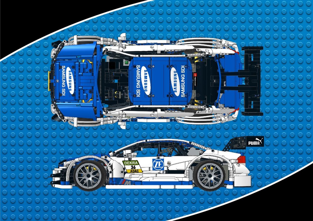 Lego BMW M4 DTM - Maxime Martin (2015)