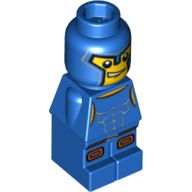 Lego Microfig Minotaurus Gladiator Blue