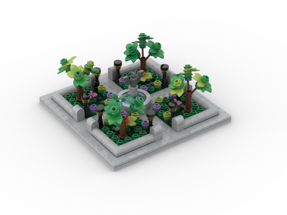 Lego Mini Modular Park Section