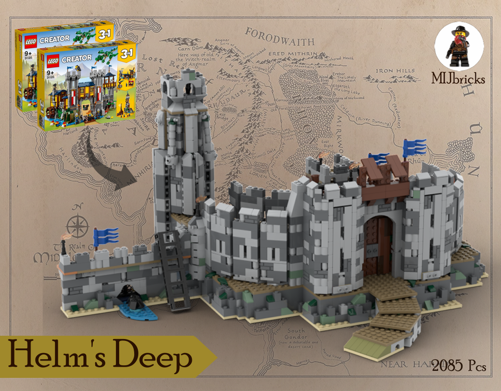 Lego LOTR - Helm's Deep (2x 31120)