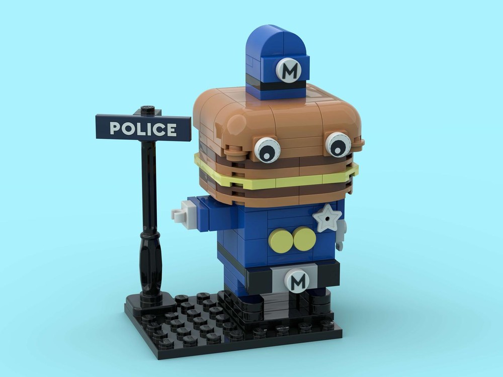 Lego Officer Mac (Mcdonalds)