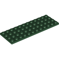 Lego Plate 4 x 12 / Dark Green