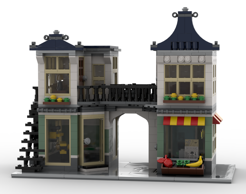 Lego Modular Toy and Grocery Shop