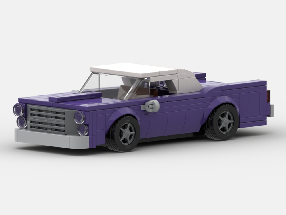 Lego 1966 Ford Galaxie - 8 Studs Wide Version