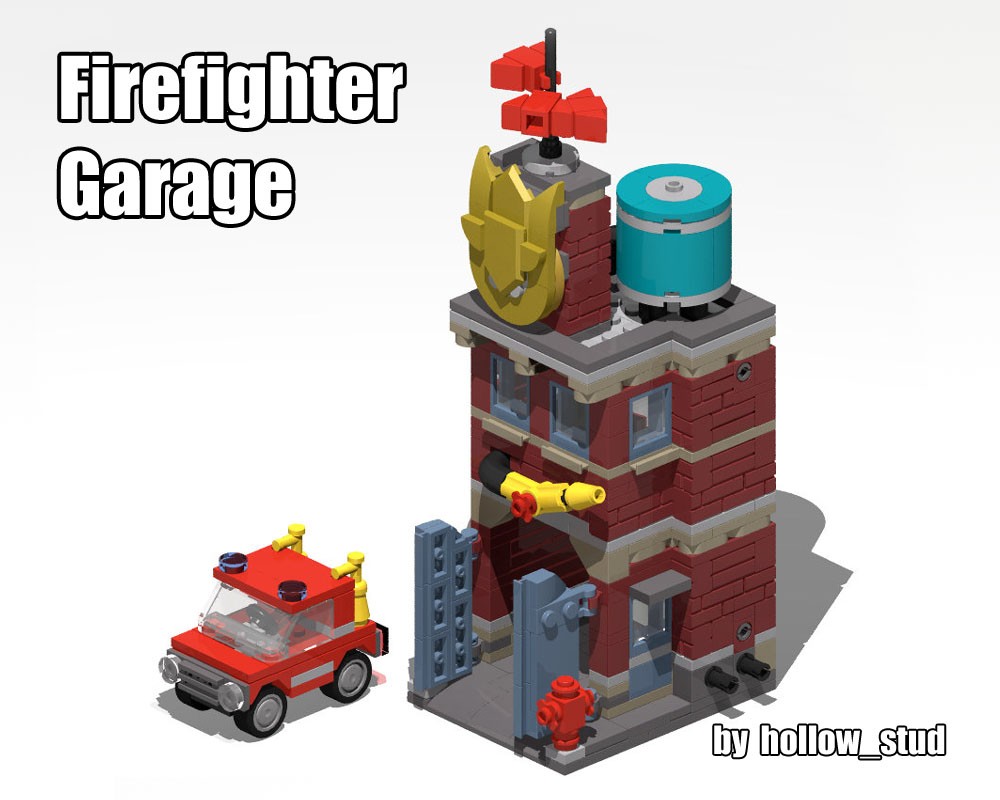 Lego Firefighter Garage