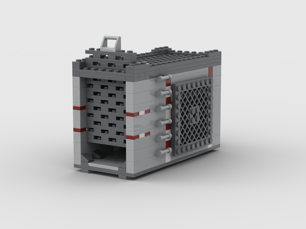 Lego jurassic park raptor pen transport cage