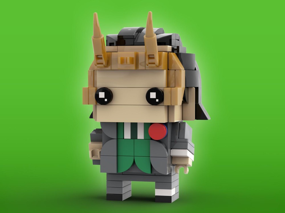 Lego President Loki Brickheadz LEGO MOC - Marvel Studios Loki