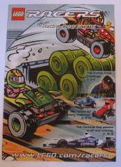 Lego 2002 Medium Racers UK, Comic format (419.0696-GB)