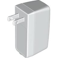 Lego Electric Adapter / Transformer, USB, Type A (With Holes) (US & CA) / White