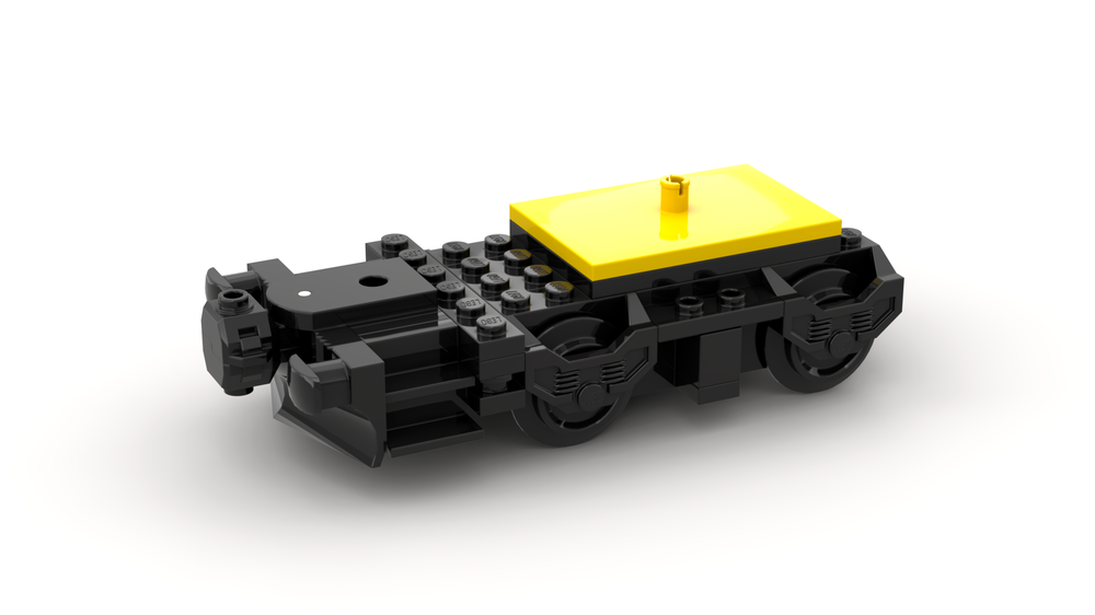 Lego Low Friction non-powered Locomotive Bogie (Maersk)