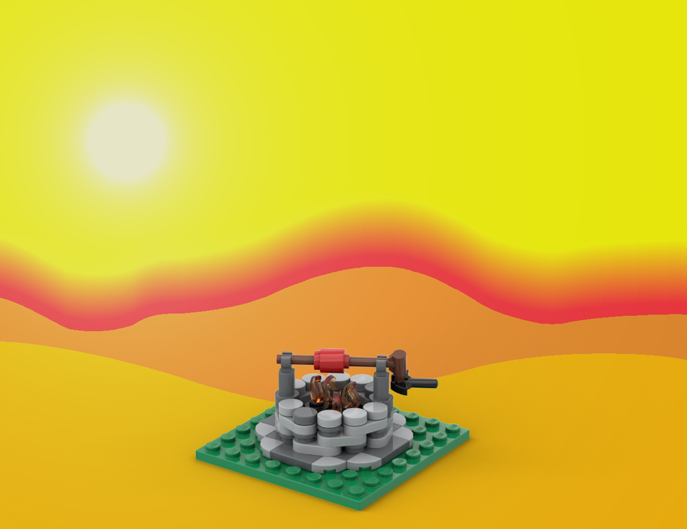 Lego Fireplace