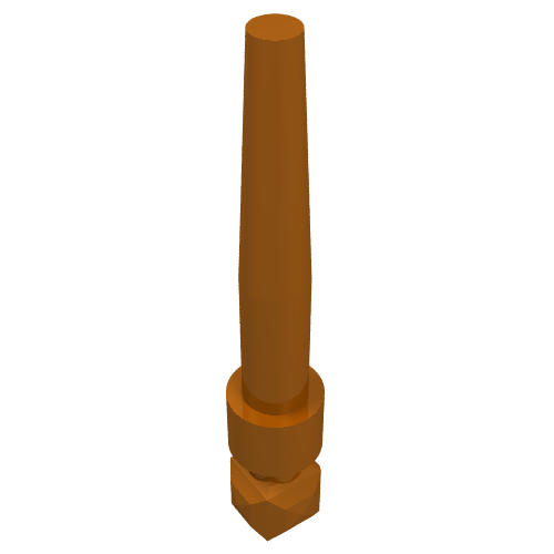 Lego Equipment Wand [Individual] / Dark Orange