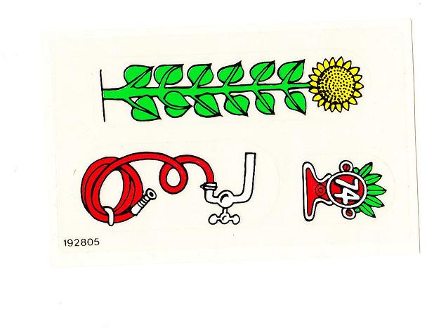 Lego Sticker Sheet for Set 3674-1