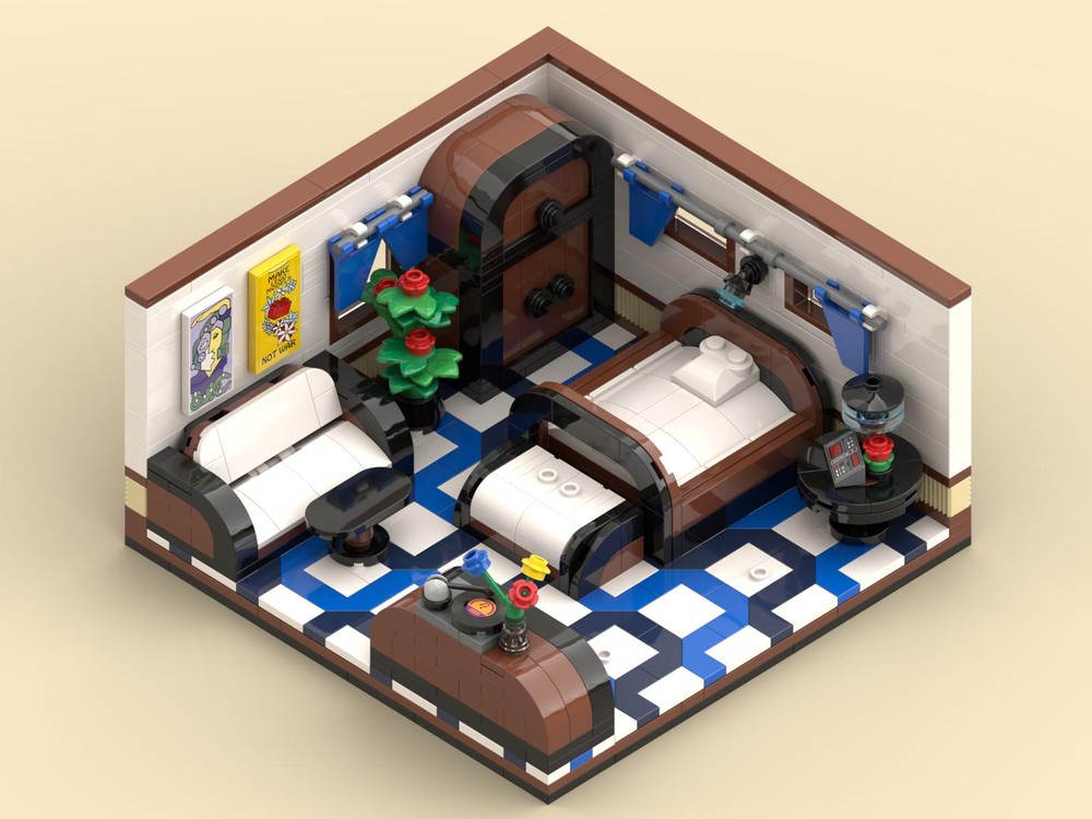 Lego Curvy Modern Bedroom