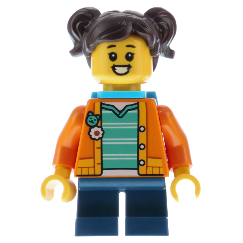 Lego Madison - Orange Jacket, Dark Azure Backpack