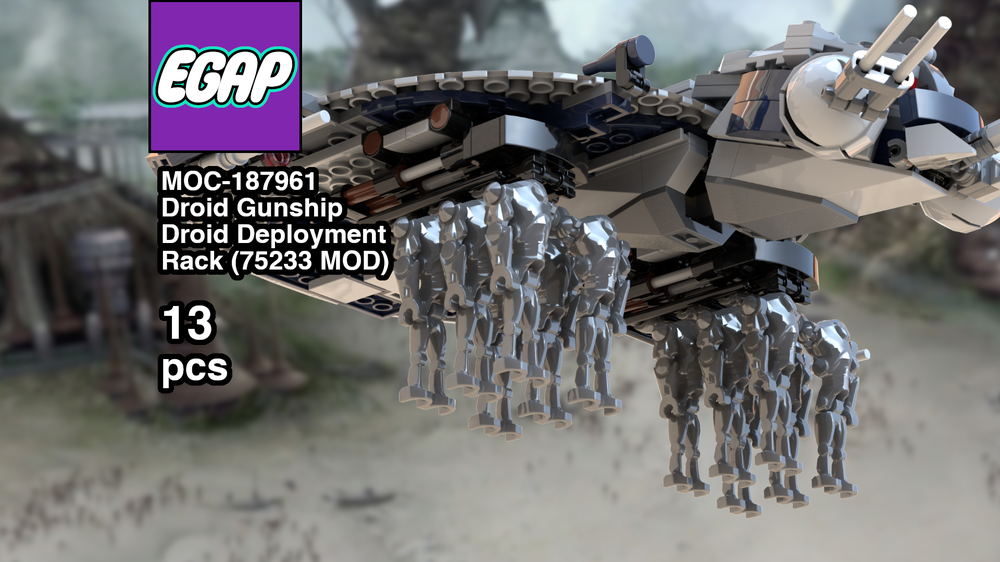Lego Droid Gunship Droid Deployment Rack (75233 MOD)