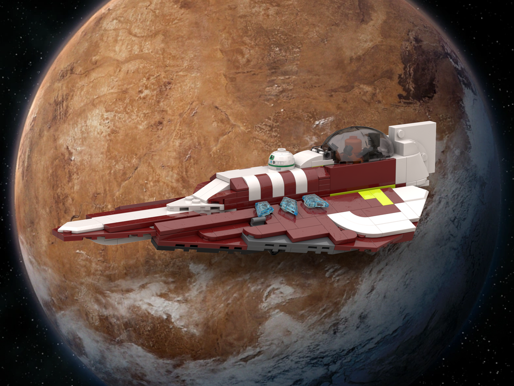 Lego Ahsoka Tano's Delta-7B Aethersprite-class Starfighter