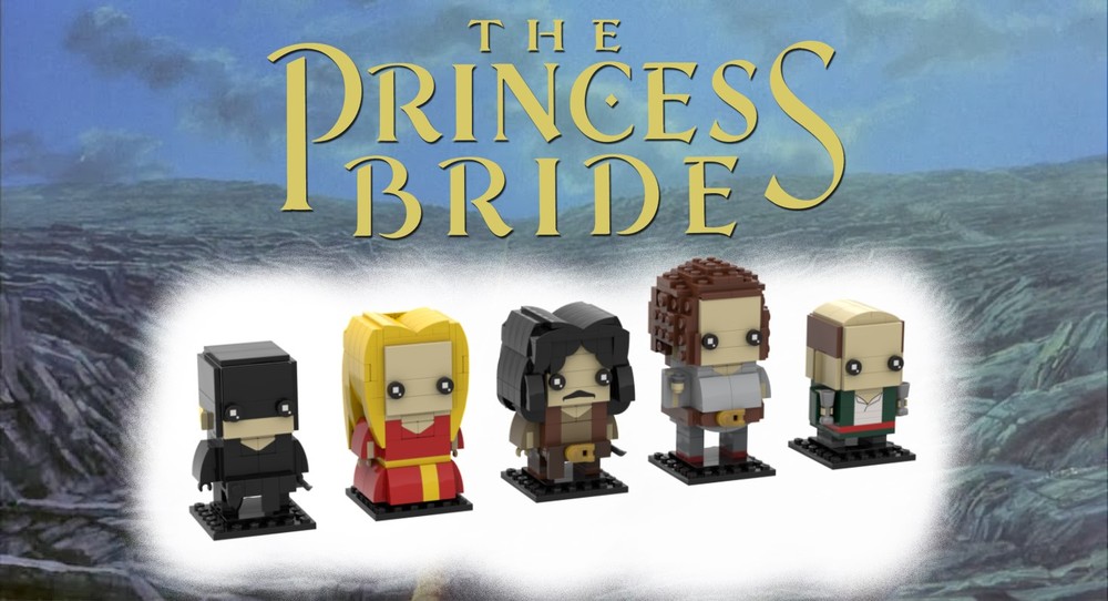 Lego The Princess Bride BRICKHEADZ - Westley, Buttercup, Inigo, Fezzik, Vizzini