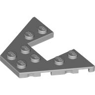 Lego Wedge Plate 4 x 6 / Light Bluish Gray
