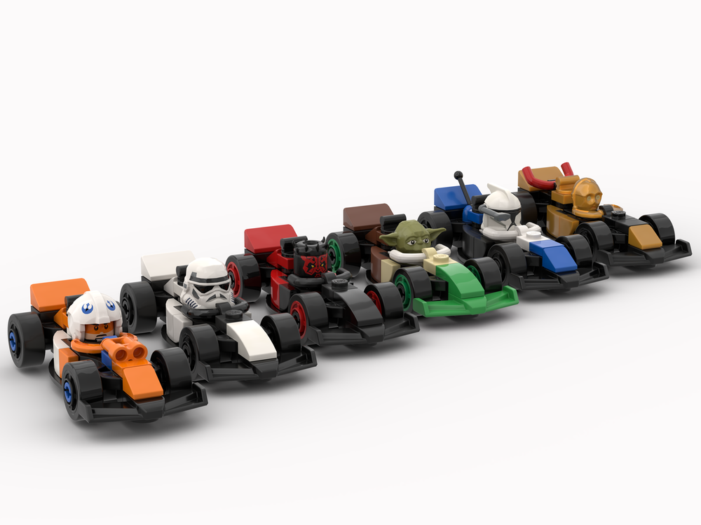 Lego Formula 1 Collectible Minifigures - Colour Schemes