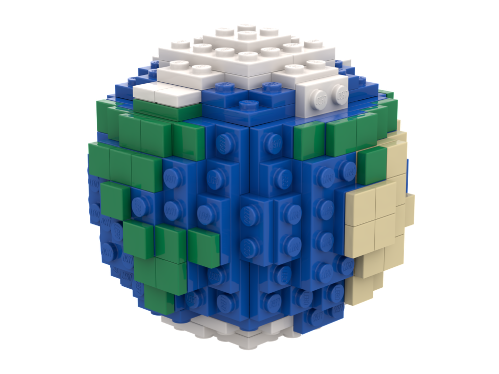 Lego Earth Sphere