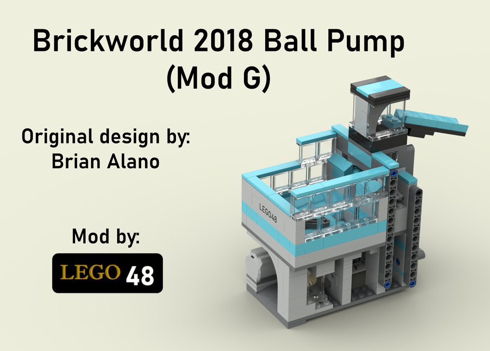 Lego Brickworld 2018 Ball Pump (Mod G)