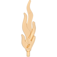 Lego Wave / Flame Rounded Large [Plain]