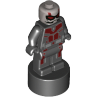 Lego Minifig Trophy Statuette, Ant-Man Print / Black