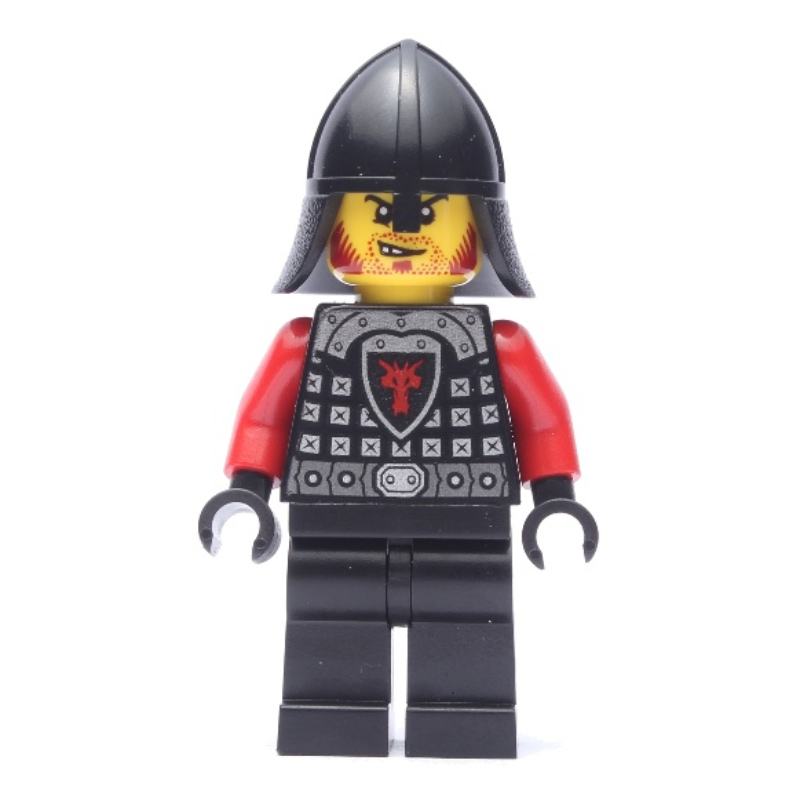 Lego Dragon Knight, Red, Helmet, Red Beard