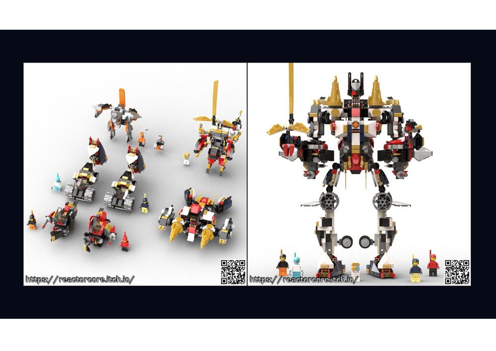 Lego 71765 Combining Megazord Sensei Ultramech