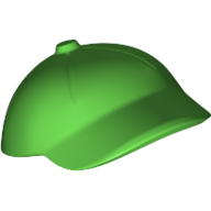 Lego Hat / Cap Large, 5 Seams, with Pin Attachment / Bright Green