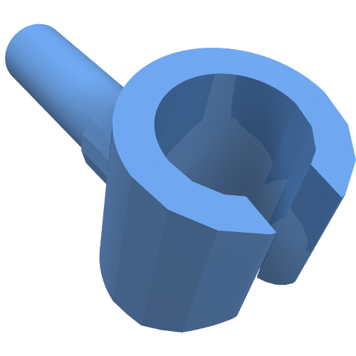 Lego Minifig Hand / Medium Blue